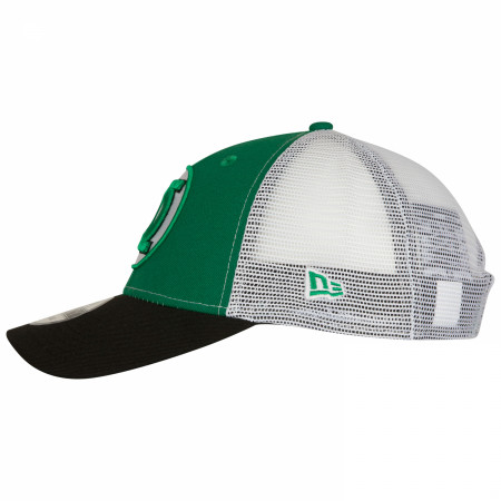 Green Lantern Logo New Era 9Forty Adjustable Trucker Hat